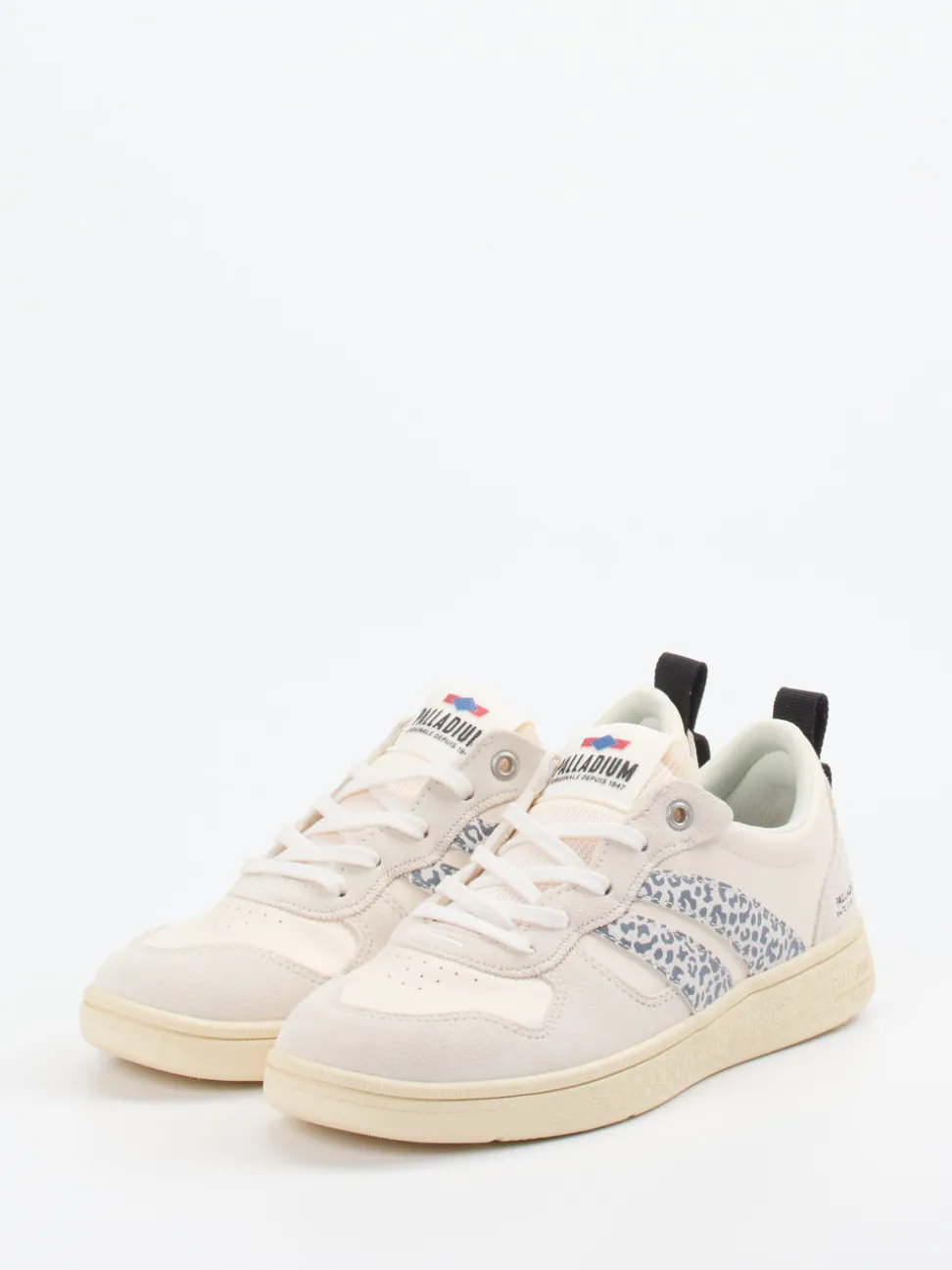 Palladium – Sneaker aus Leder mit Animalprint