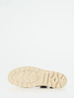 Palladium – Stiefelette aus Nubukleder in Taupe