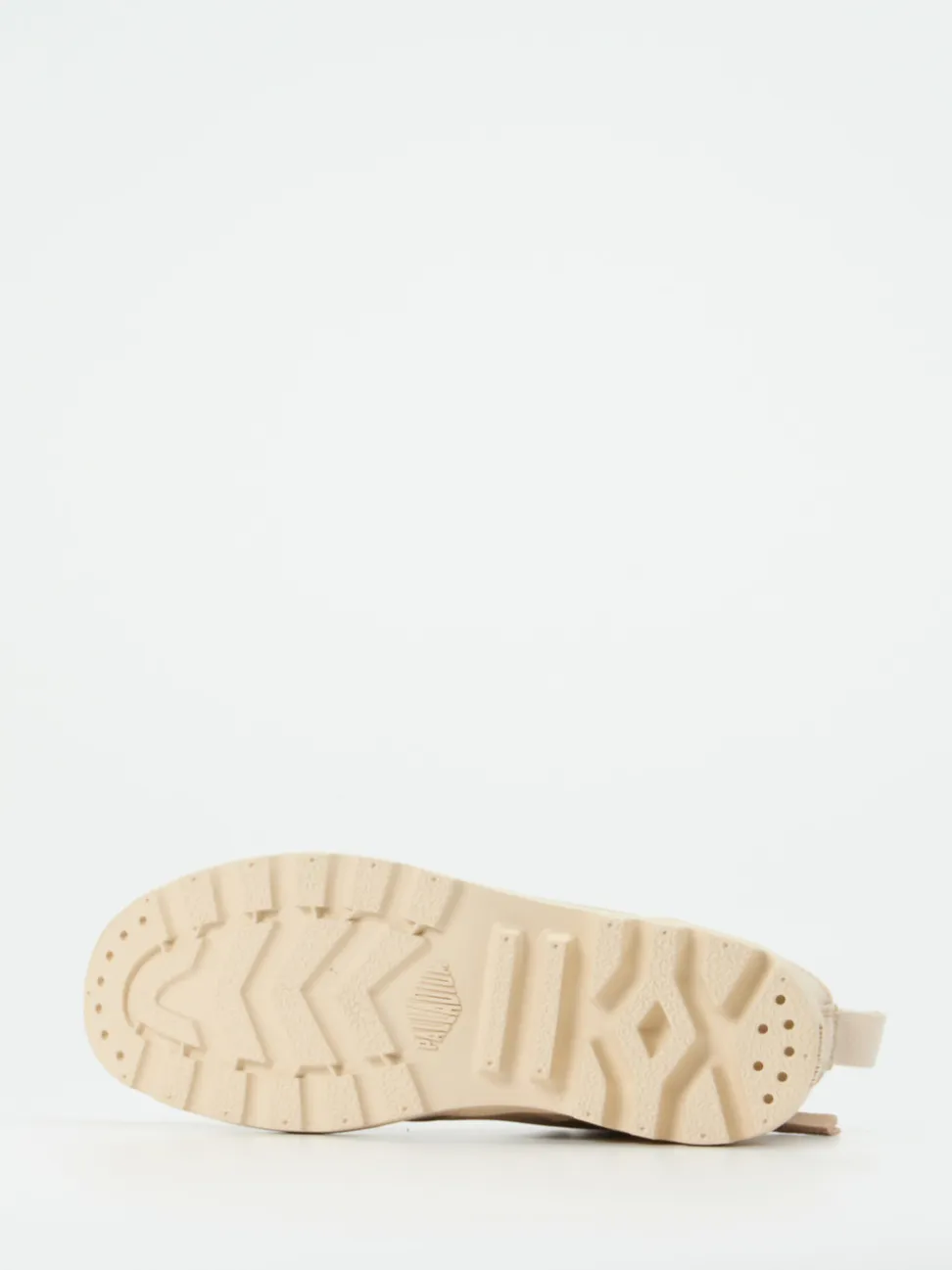 Palladium – Stiefeletten aus Nubukleder beige