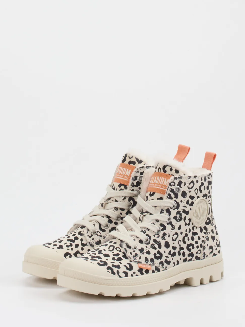 Palladium – Winterboots aus Textil mit Leoprint