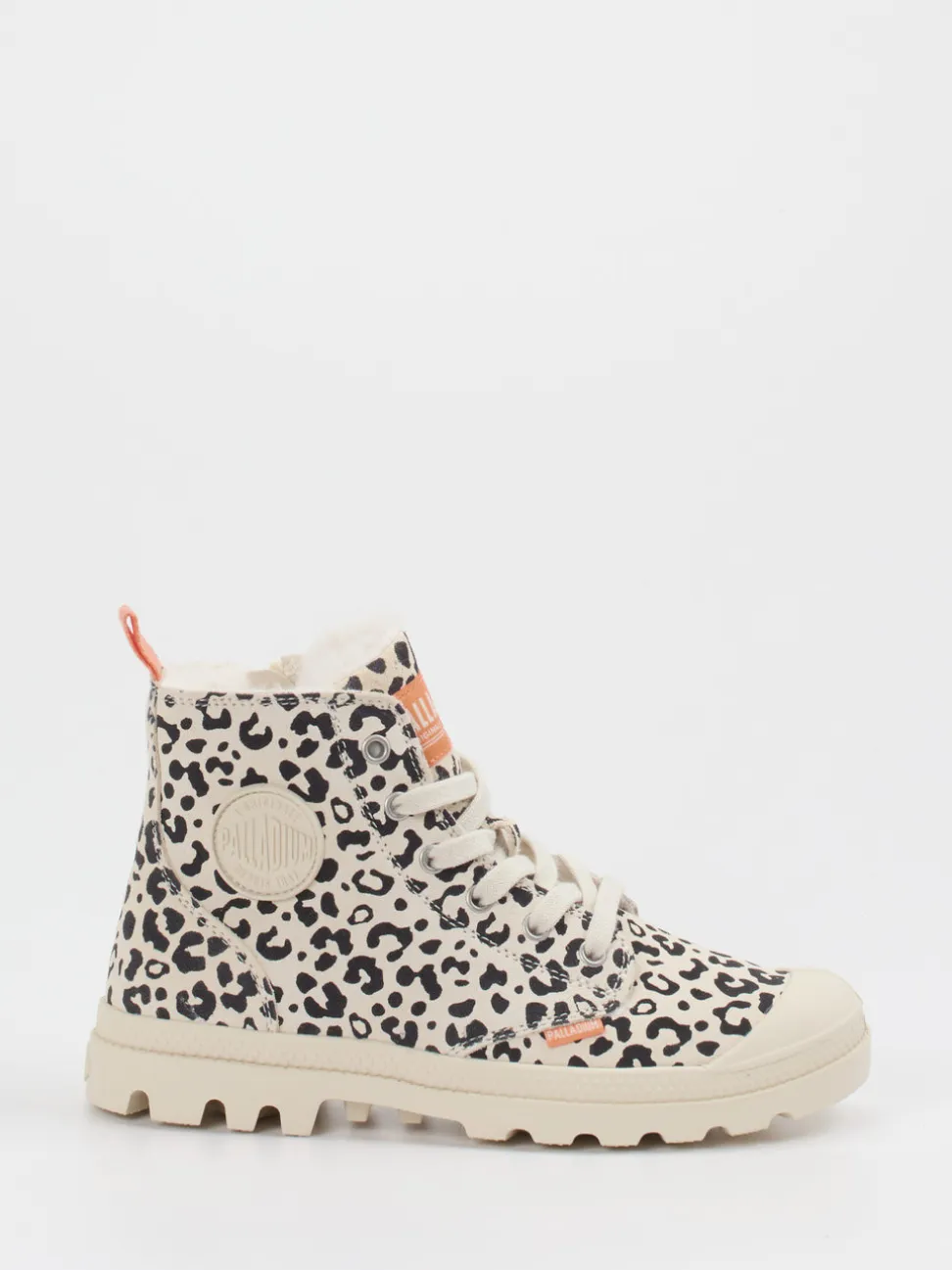 Palladium – Winterboots aus Textil mit Leoprint