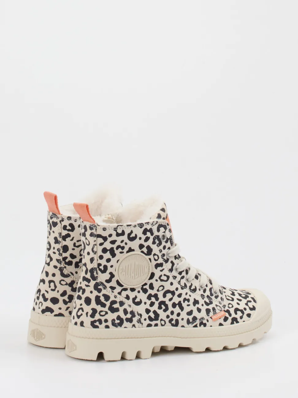 Palladium – Winterboots aus Textil mit Leoprint
