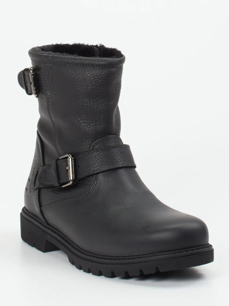 Panama Jack – Biker Boots aus Fettleder schwarz