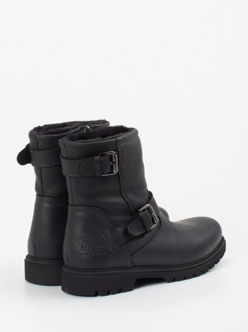 Panama Jack – Biker Boots aus Fettleder schwarz