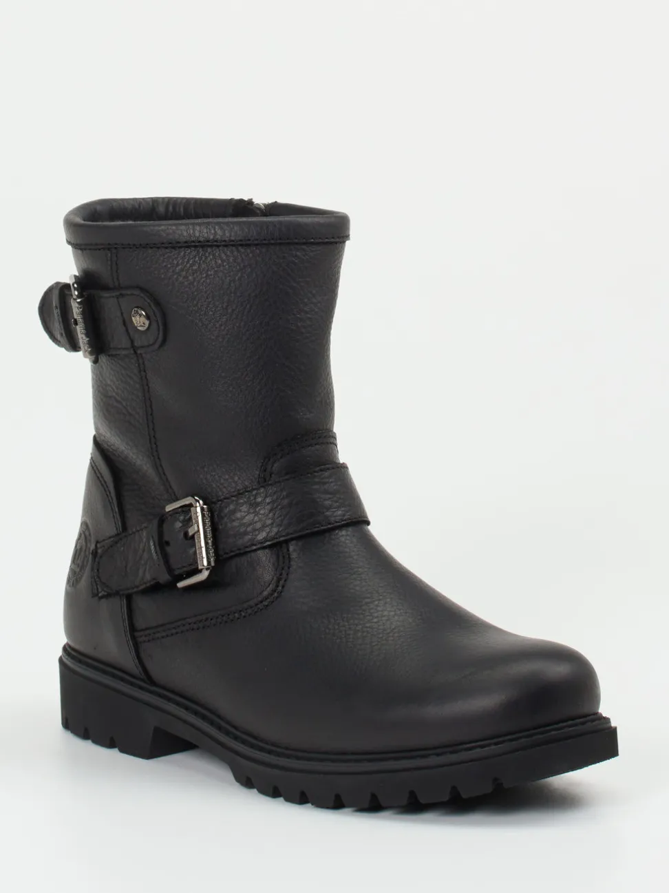 Panama Jack – Biker Boots aus Kalbleder Schwarz
