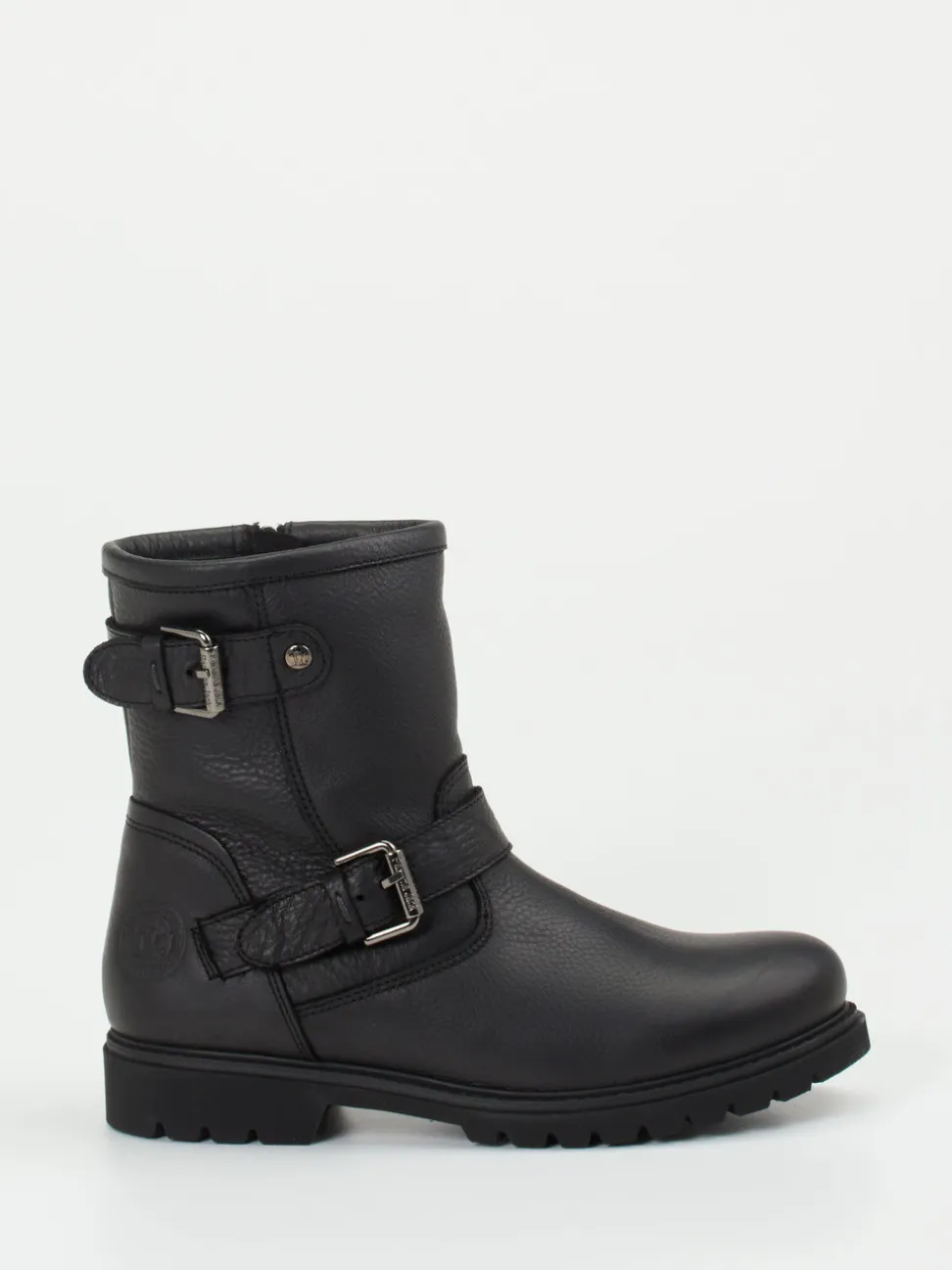 Panama Jack – Biker Boots aus Kalbleder Schwarz