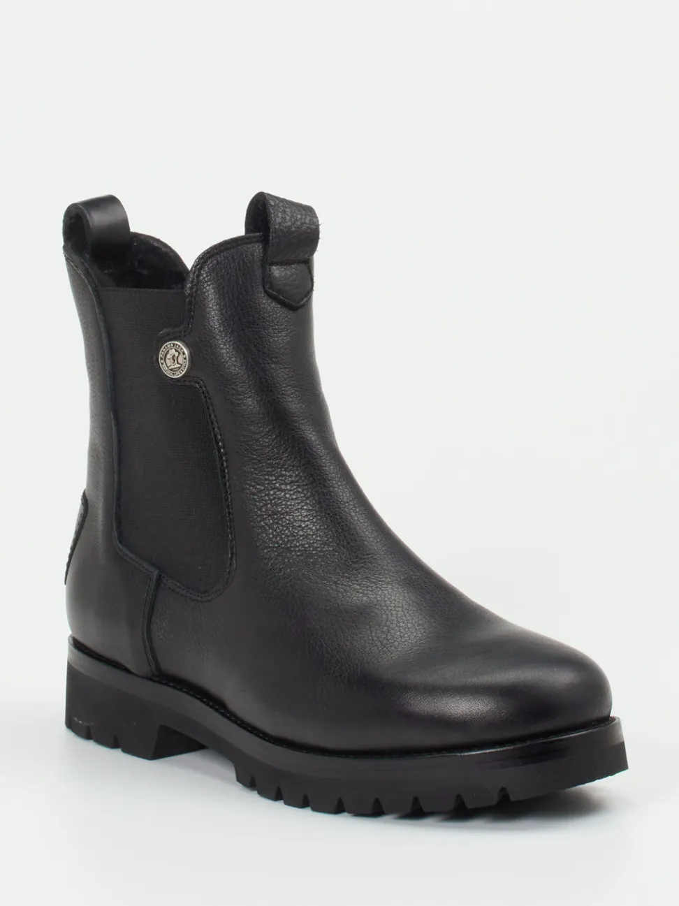 Panama Jack – Chelsea Boots aus Fettleder schwarz