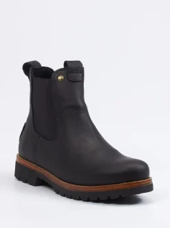 Panama Jack – Chelsea Boots aus Fettleder schwarz