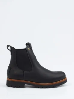 Panama Jack – Chelsea Boots aus Fettleder schwarz