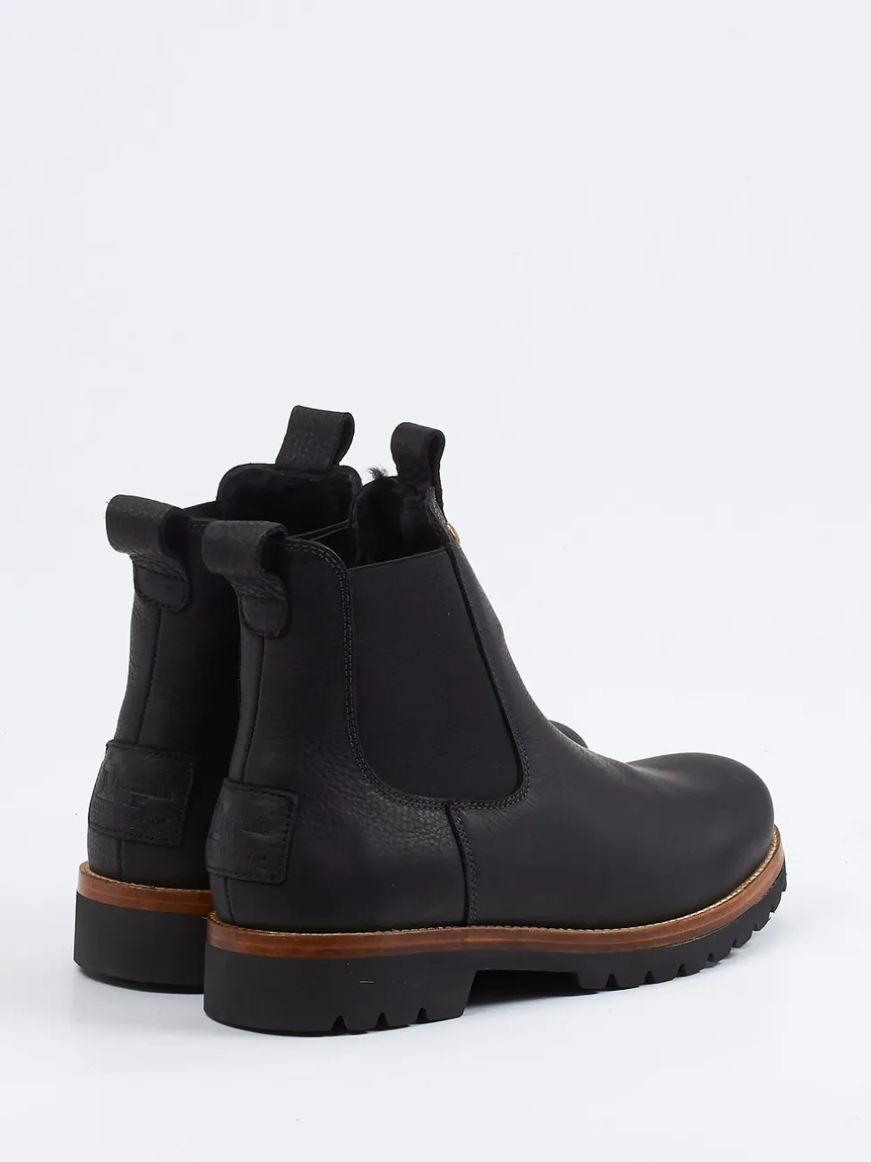Panama Jack – Chelsea Boots aus Fettleder schwarz