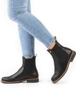Panama Jack – Chelsea Boots aus Kalbleder schwarz