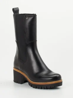 Panama Jack – Chelsea Boots aus Fettleder schwarz