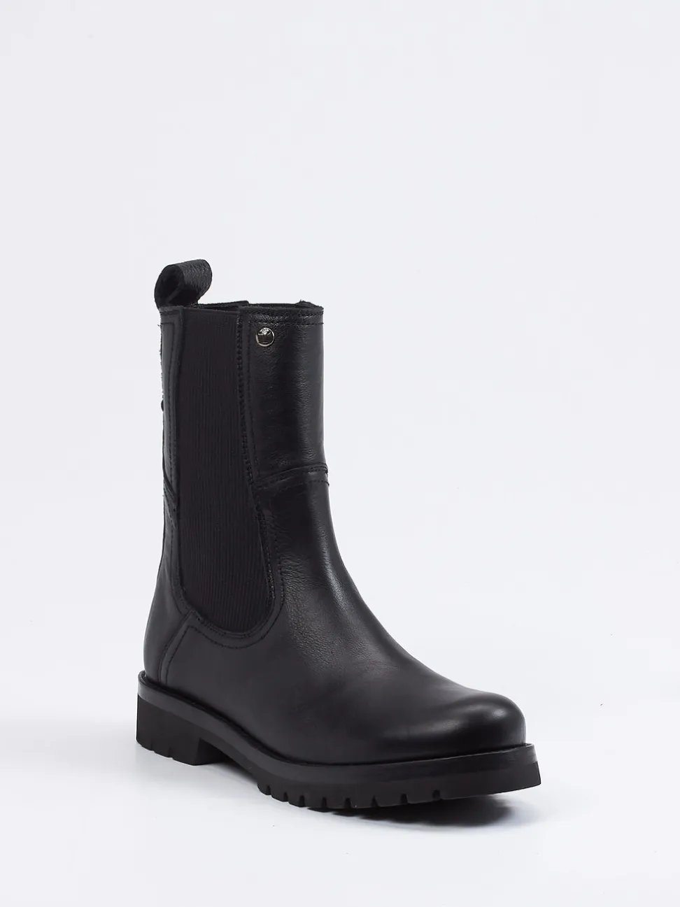 Panama Jack – Chelsea Boots aus Kalbleder Schwarz