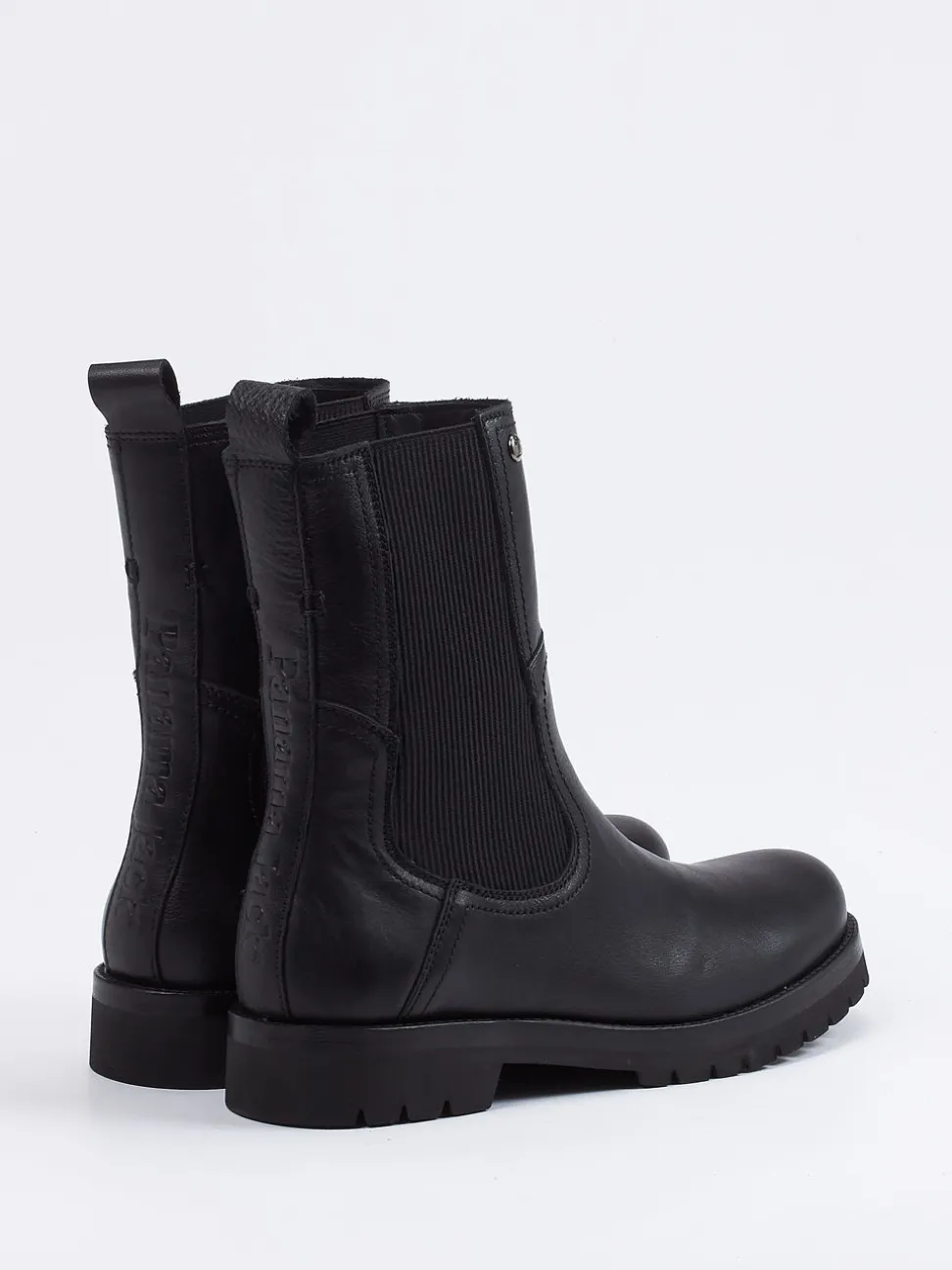 Panama Jack – Chelsea Boots aus Kalbleder Schwarz