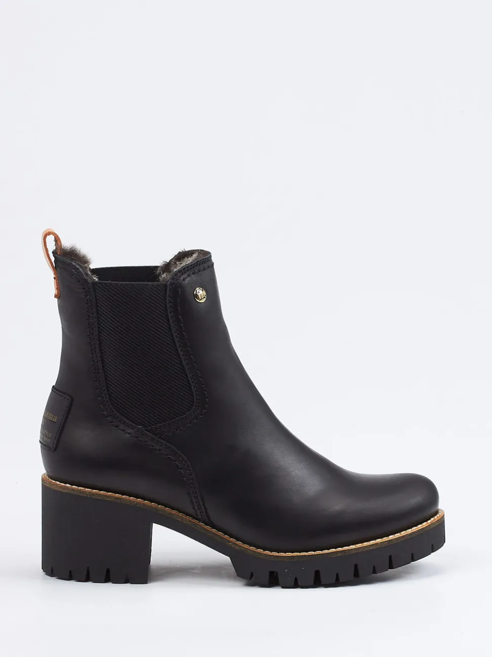 Panama Jack – Chelsea Boots aus Kalbleder schwarz