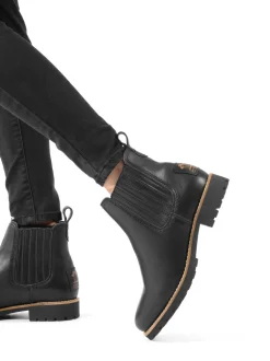 Panama Jack – Chelsea Boots aus Kalbleder schwarz