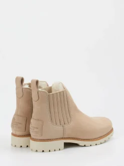 Panama Jack – Chelsea Boots aus Nubukleder beige
