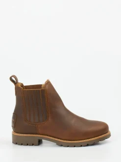 Panama Jack – Chelsea Boots aus Lammleder mittelbraun