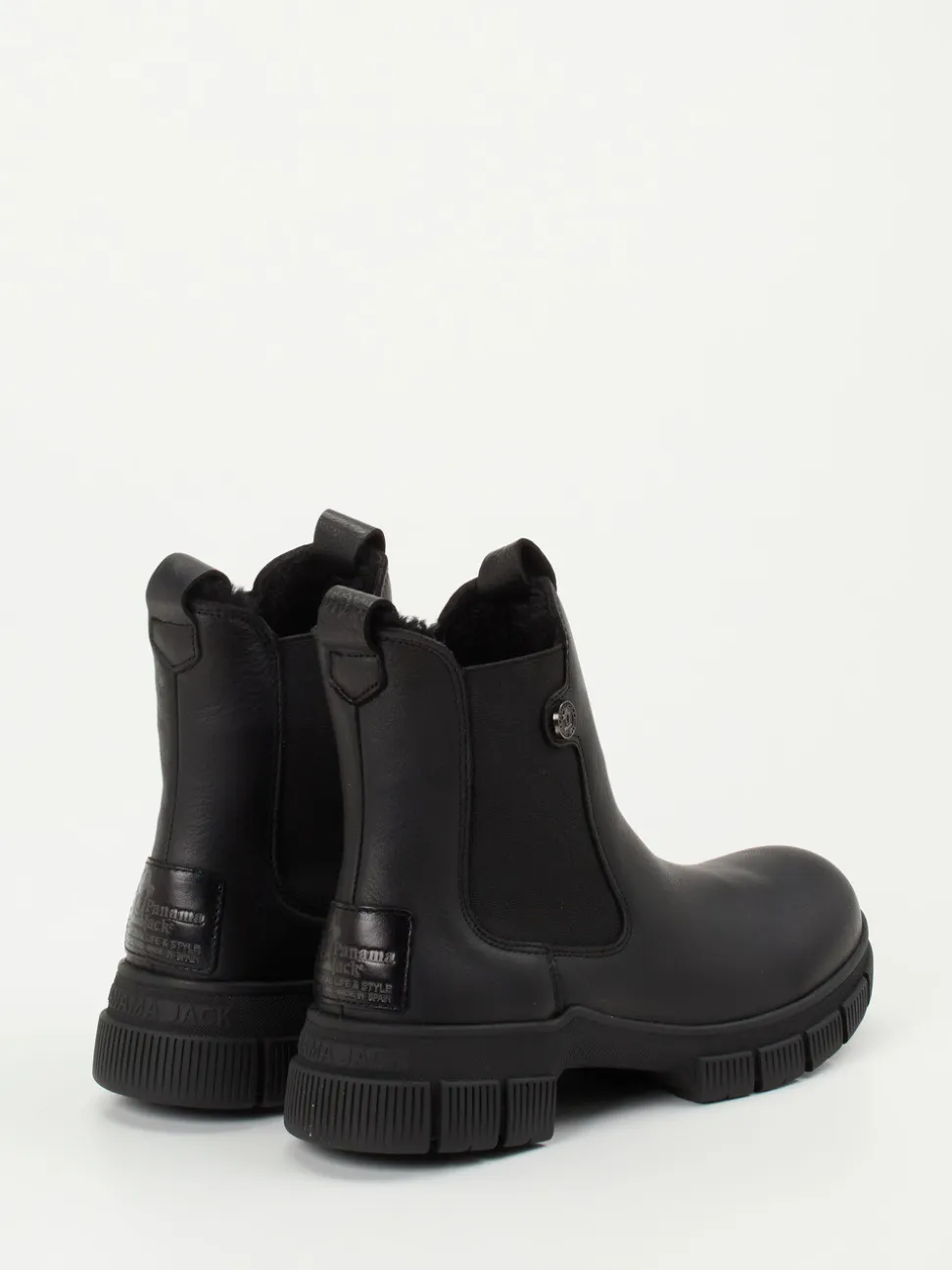 Panama Jack – Chelsea Boots aus Lammleder schwarz