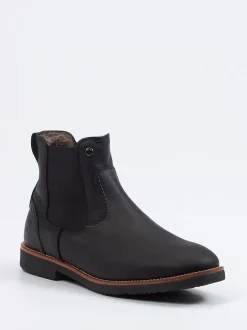 Panama Jack – Chelsea Boots aus Fettleder schwarz