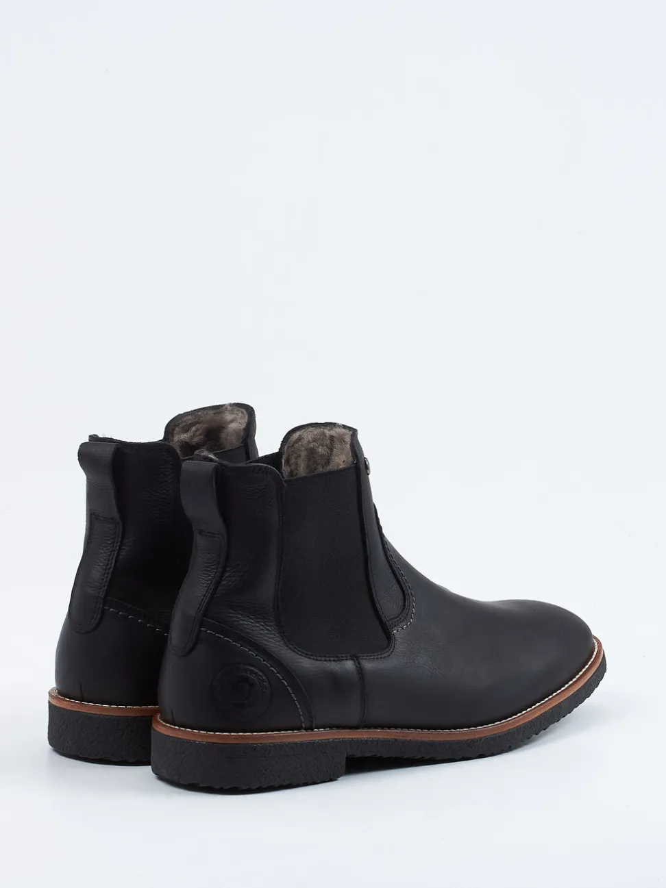 Panama Jack – Chelsea Boots aus Fettleder schwarz