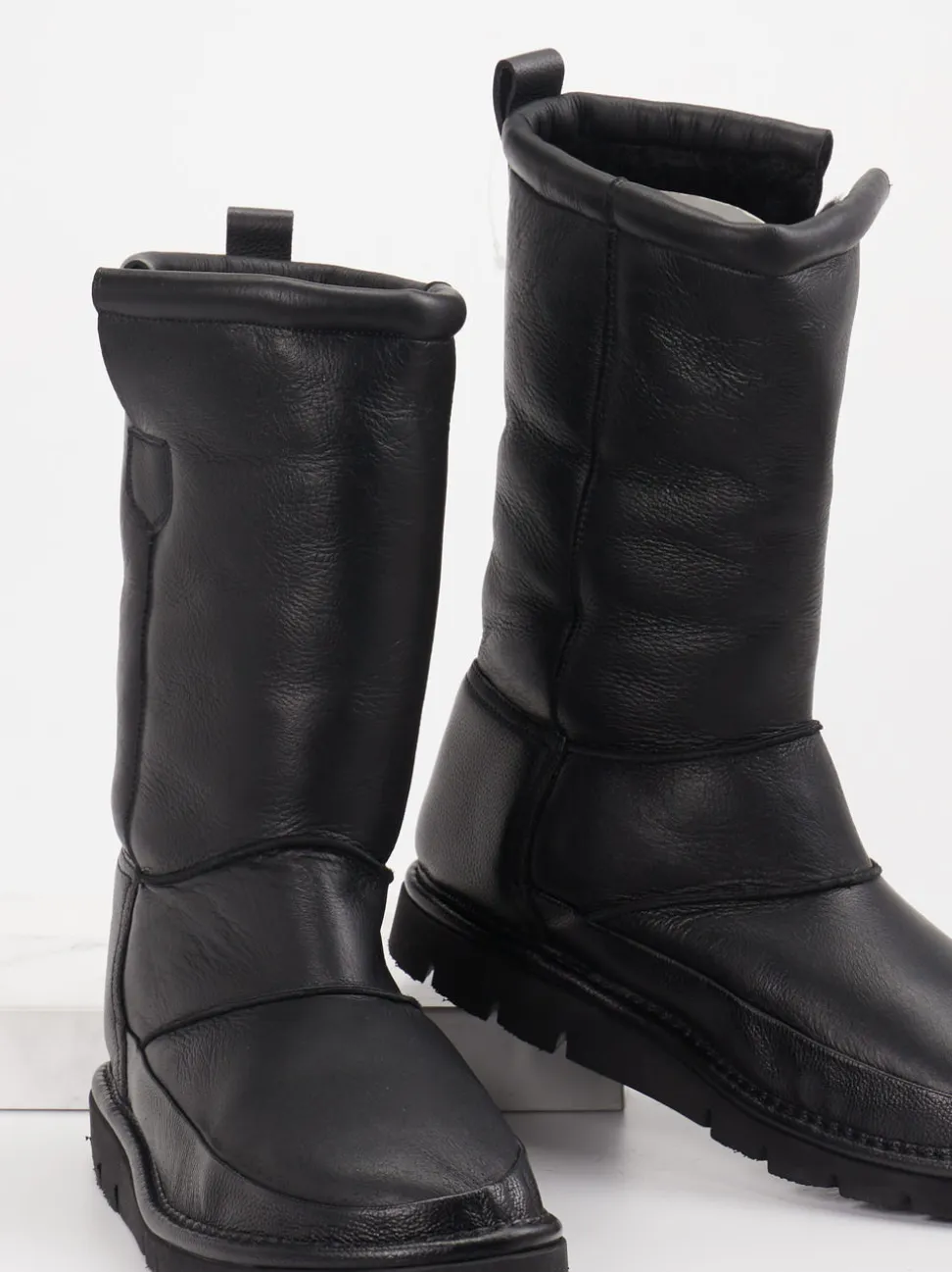 Panama Jack – Chelsea Boots aus Fettleder schwarz