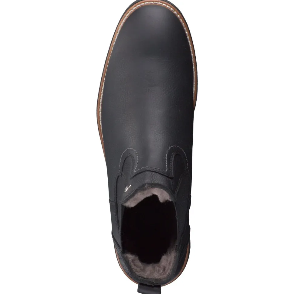 Panama Jack – Chelsea Boots aus Fettleder schwarz