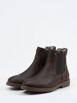 Panama Jack – Chelsea-Stiefelette aus Fettleder braun