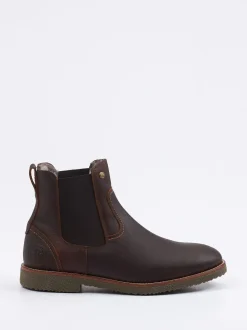 Panama Jack – Chelsea-Stiefelette aus Fettleder braun