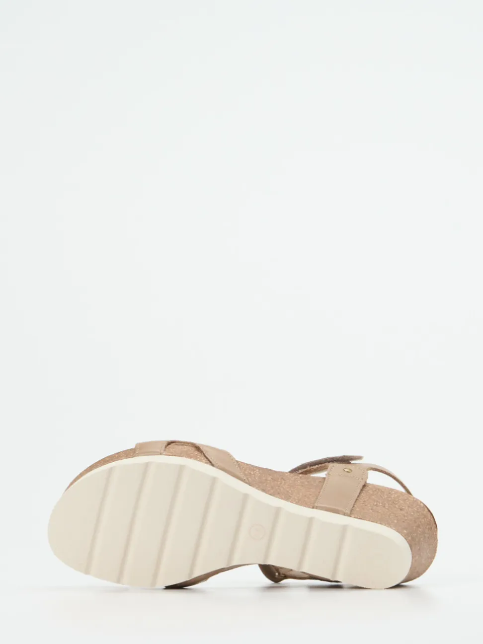 Panama Jack – Keilsandalette aus Lammleder braun