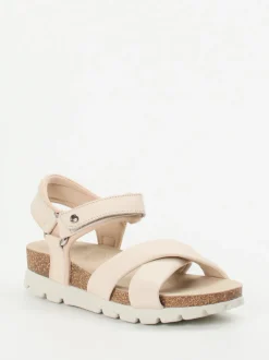 Panama Jack – Komfortsandalen aus Lammleder Beige