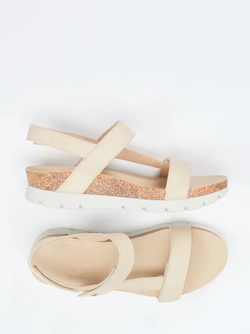 Panama Jack – Komfort-Sandale aus Lammleder beige