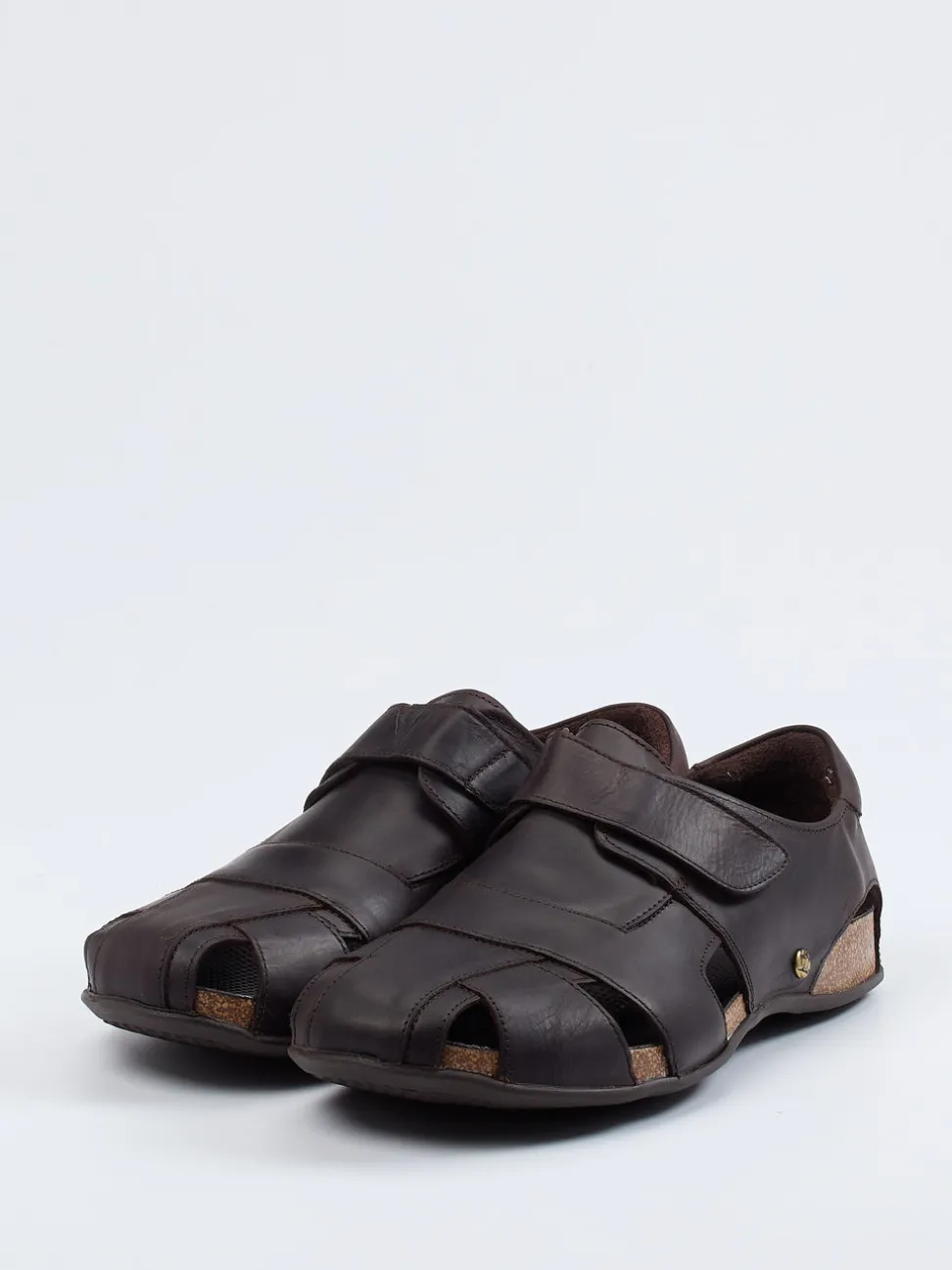 Panama Jack – Sandalen aus Fettleder dunkelbraun