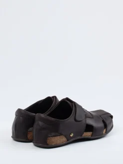 Panama Jack – Sandalen aus Fettleder dunkelbraun