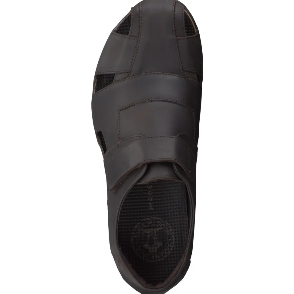 Panama Jack – Sandalen aus Fettleder dunkelbraun