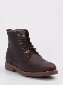 Panama Jack – Schnürboots aus Fettleder dunkelbraun
