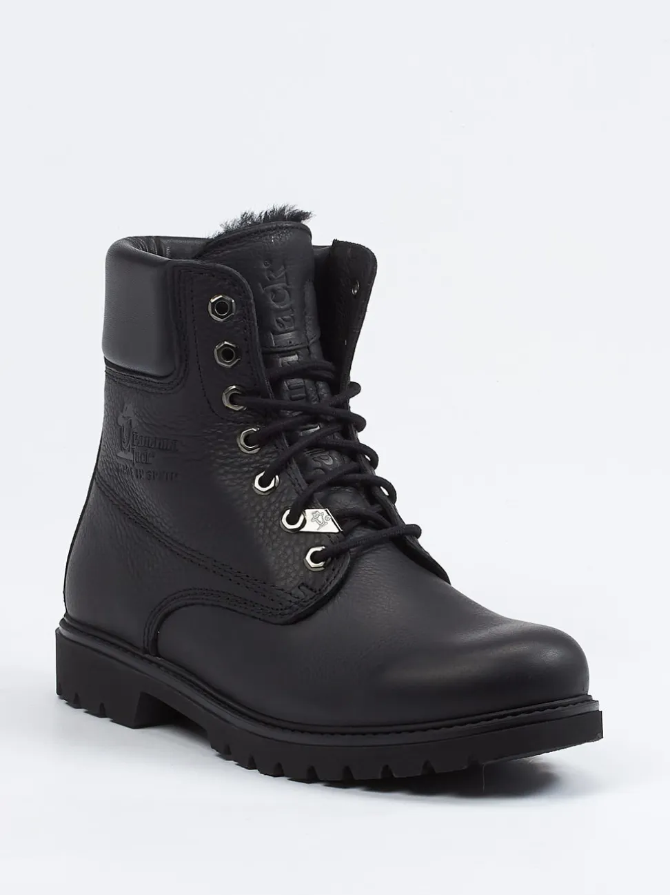 Panama Jack – Schnürboots aus Fettleder schwarz