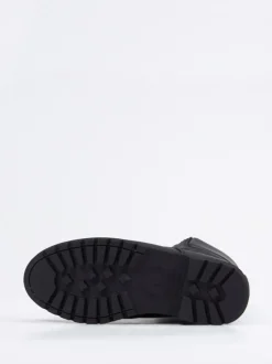 Panama Jack – Schnürboots aus Fettleder schwarz
