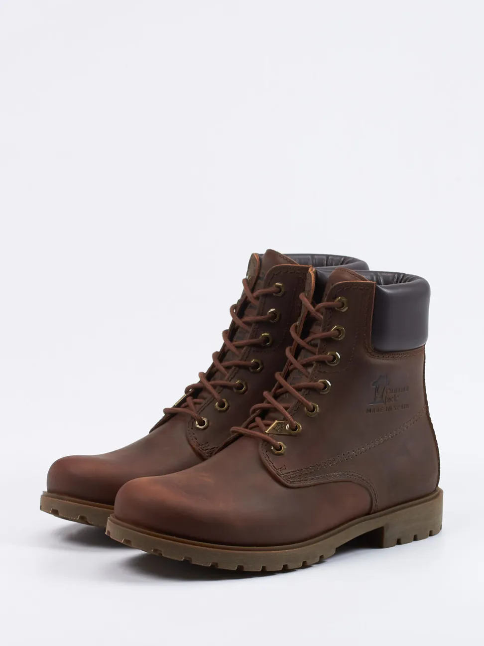 Panama Jack – Schnürboots aus Fettleder mittelbraun