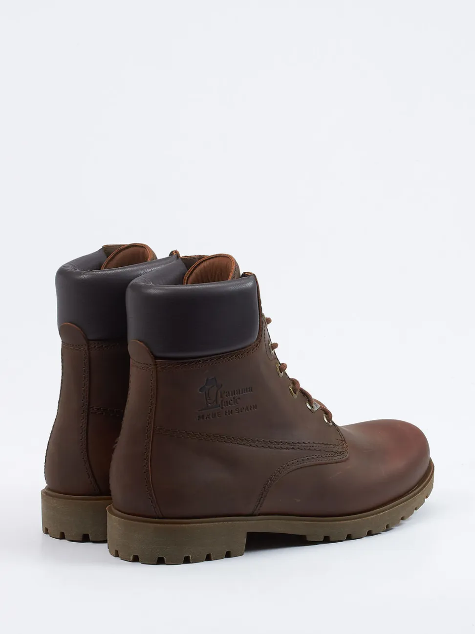 Panama Jack – Schnürboots aus Fettleder mittelbraun