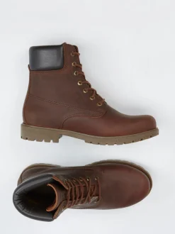 Panama Jack – Schnürboots aus Fettleder mittelbraun