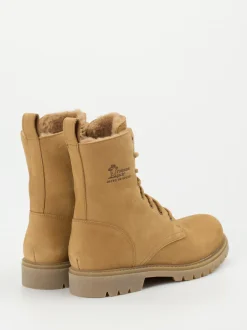 Panama Jack – Schnürboots aus Nubukleder hellbraun