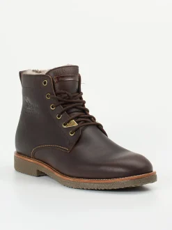 Panama Jack – Schnürboots aus Fettleder dunkelbraun