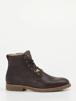 Panama Jack – Schnürboots aus Fettleder dunkelbraun
