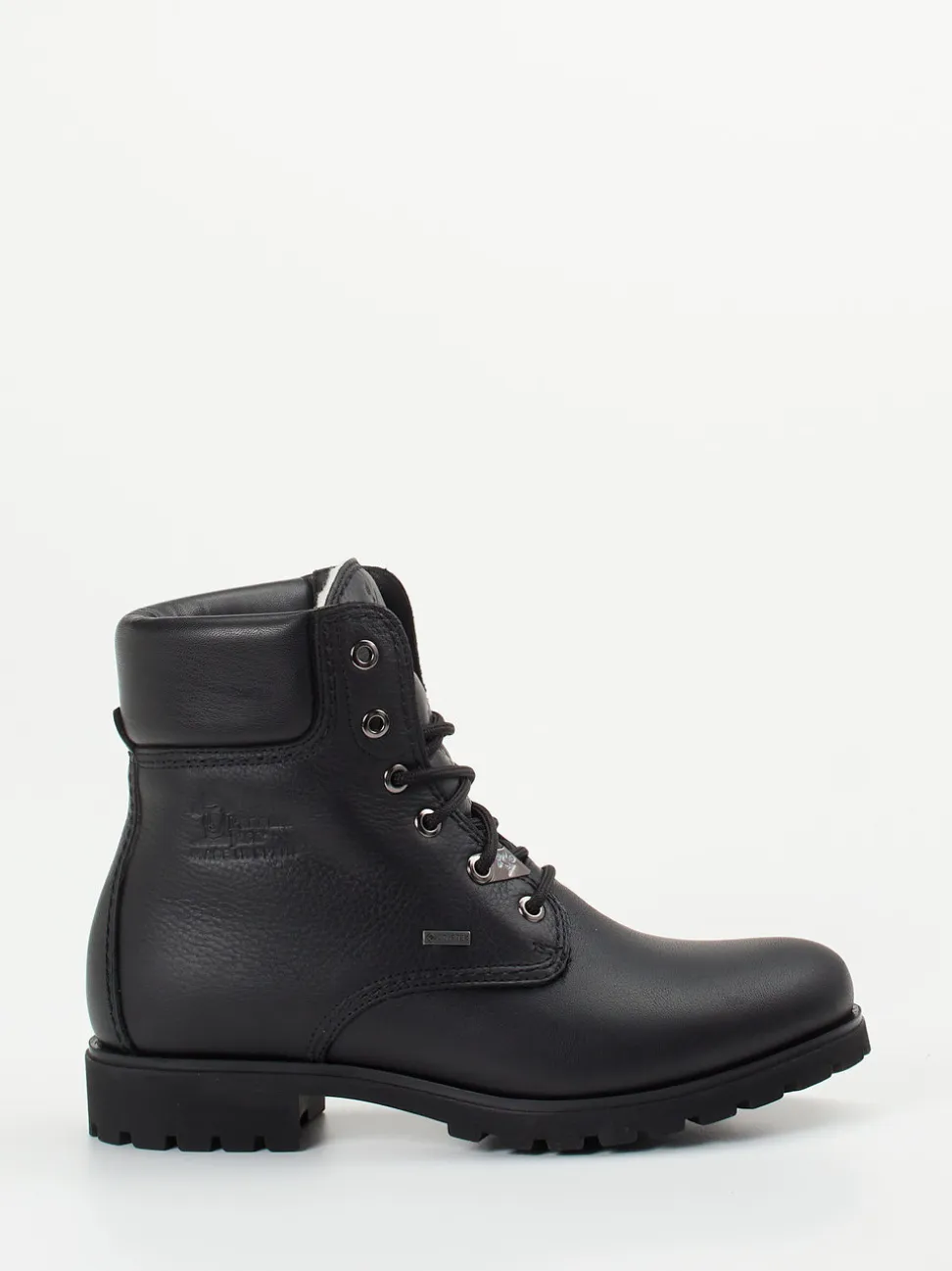 Panama Jack – Schnürboots aus Waterproof-Kalbleder schwarz