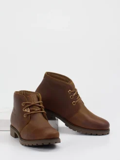 Panama Jack – Schnürboots aus Fettleder in Braun