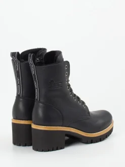 Panama Jack – Schnürboots aus Lammleder schwarz