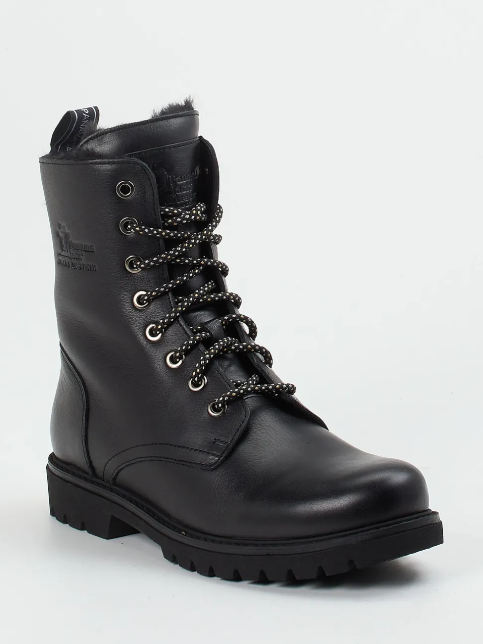 Panama Jack – Schnürboots aus Kalbleder schwarz