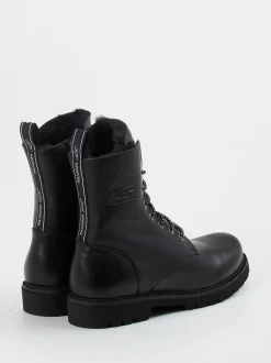 Panama Jack – Schnürboots aus Kalbleder schwarz
