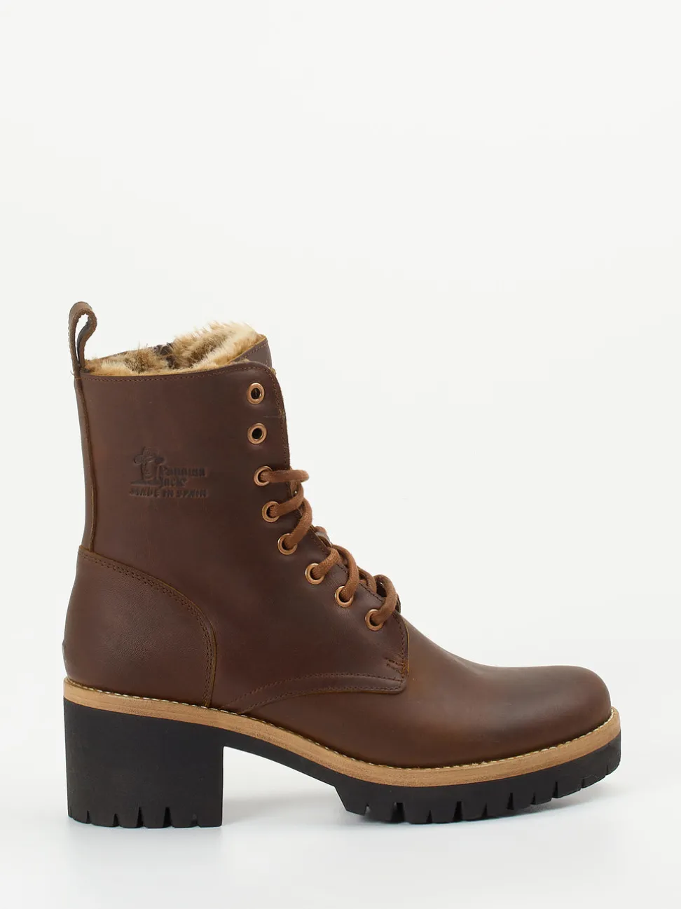 Panama Jack – Schnürboots aus Fettleder mittelbraun